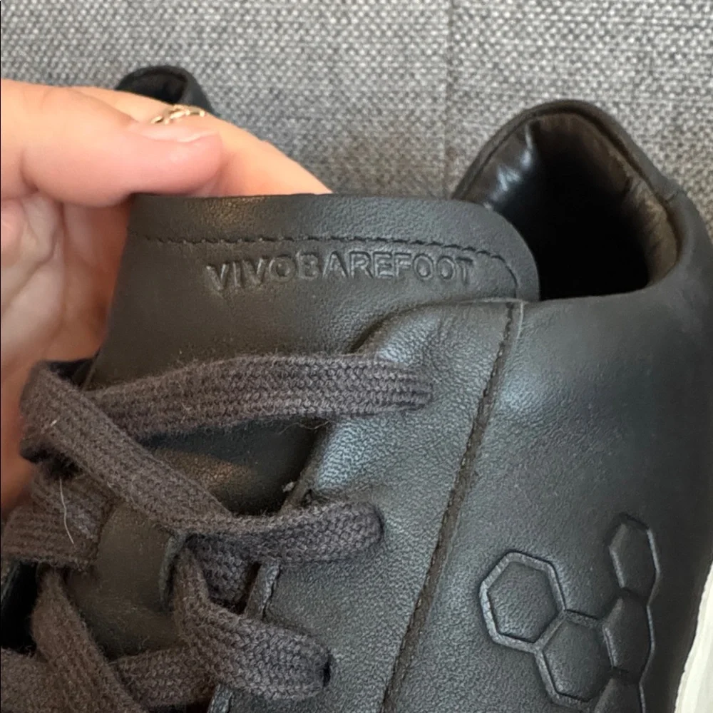 Vivo Barefoot Black Leather Shoes - Picture 6 of 15